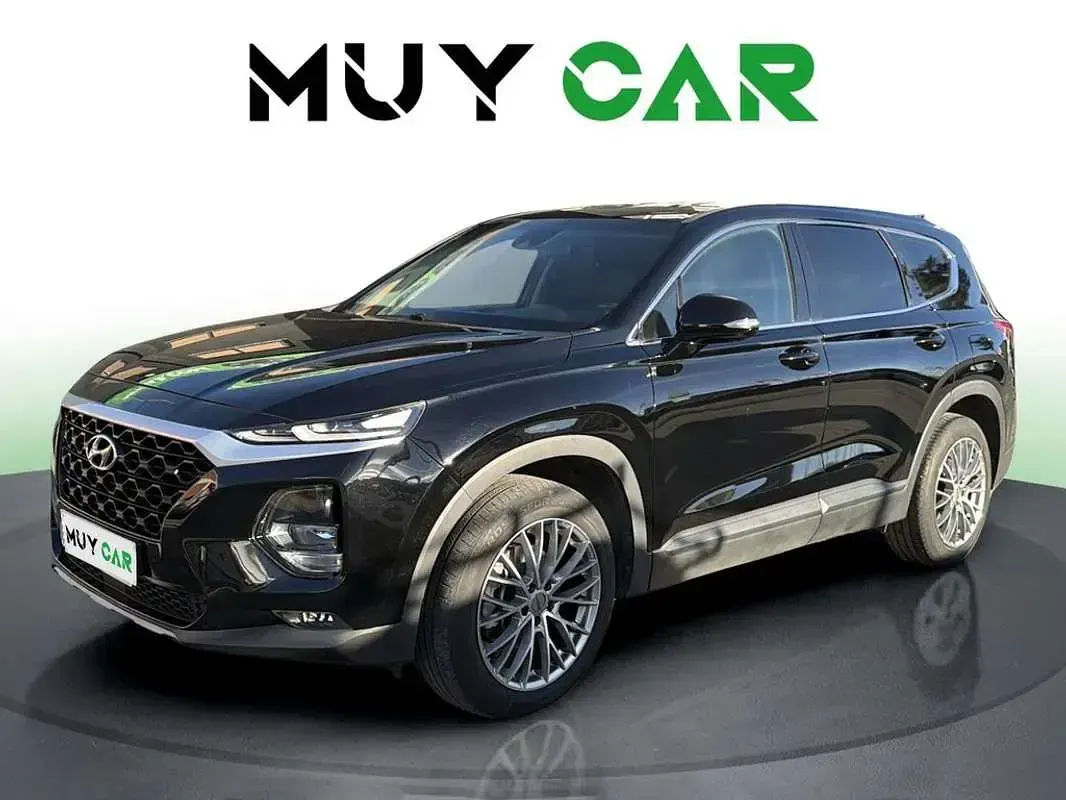 Usado Hyundai Santa Fe 150 CV (110 kW) 2019 Negro SUV