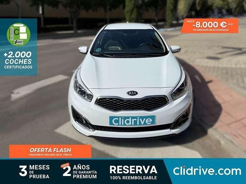 Blanco Usado 2018 Kia Ceed GT Berlina | 12.690 € (Precio justo) - Imagen 1/4
