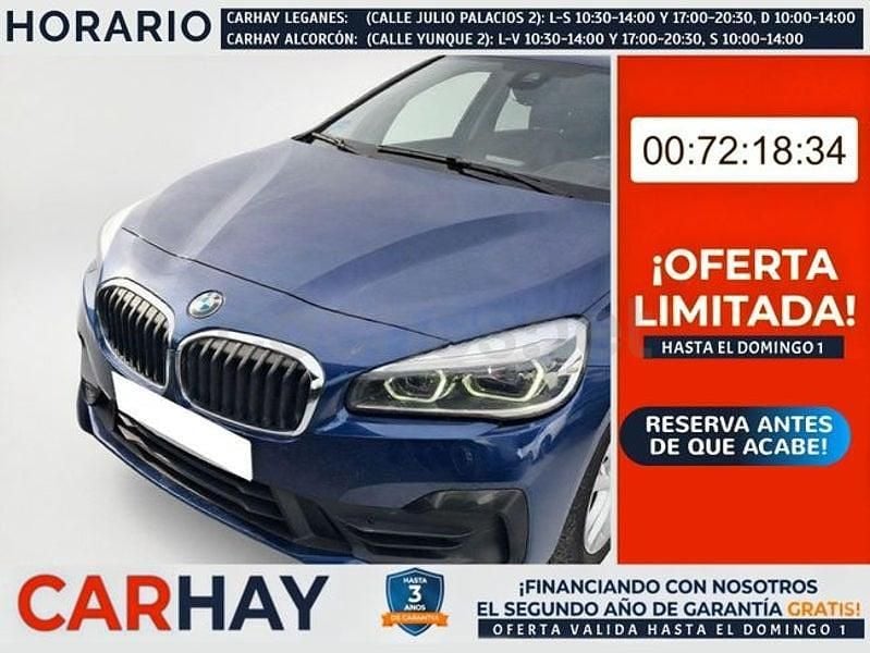 Azul Usado 2022 BMW 225 Active Tourer Monovolumen | 14.990 € - Imagen 1/4