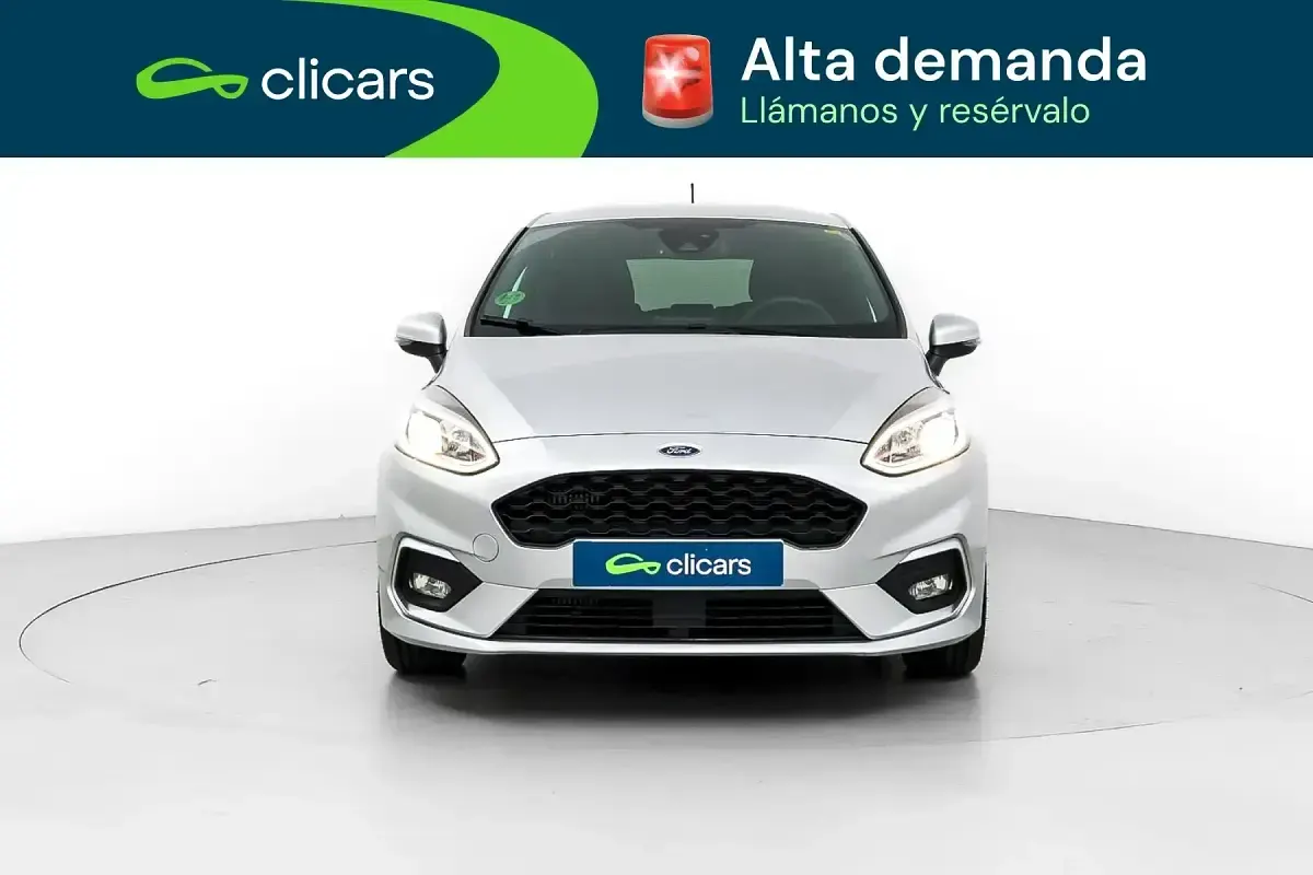 Usado Ford Fiesta ST-Line 100 CV (73 kW) 2018 Gris / plata Utilitario
