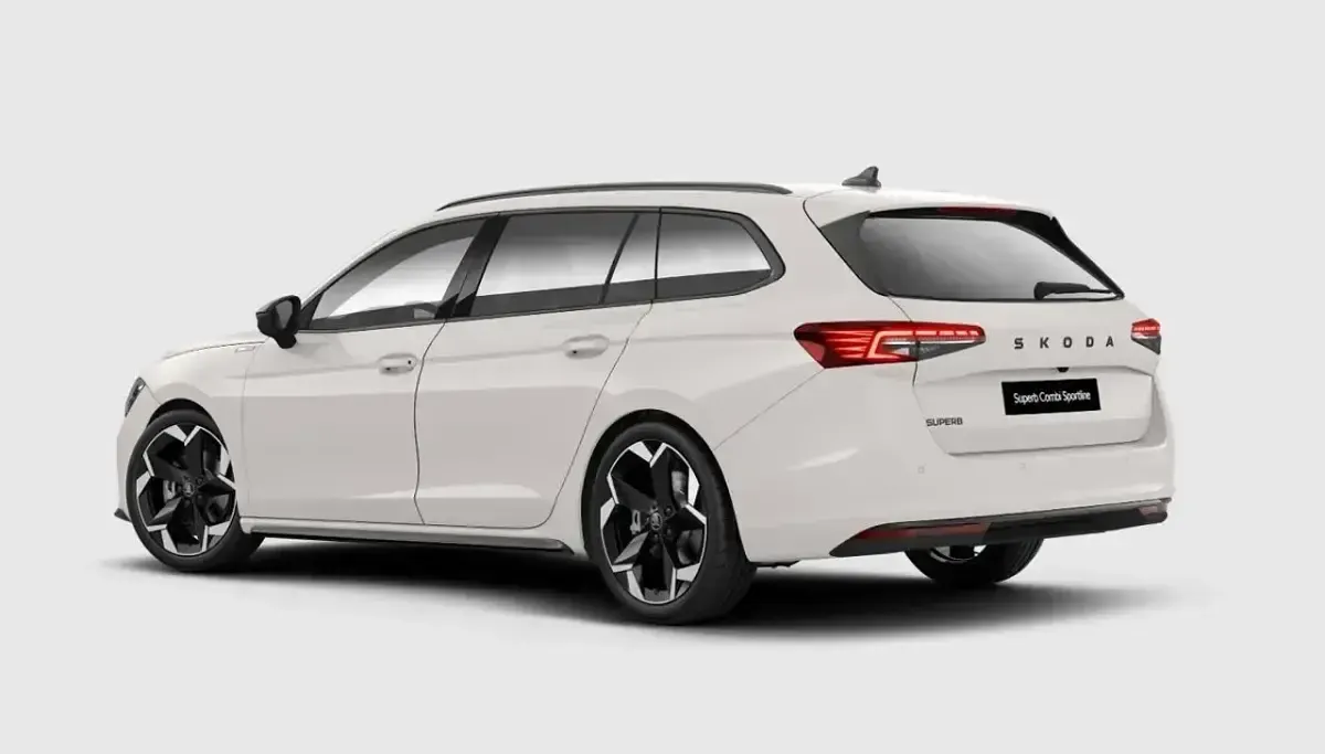 Ny Skoda Superb SportLine 150 HK (110 kW) 2026 Vit Kombi