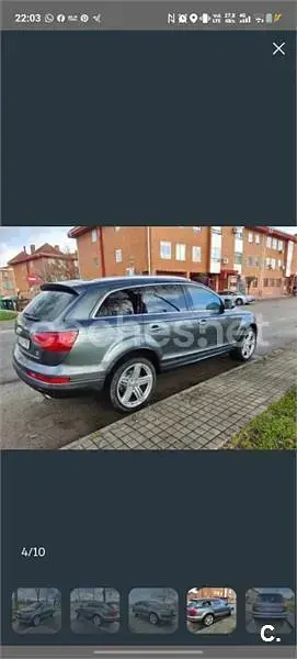 Usado Audi Q7 S-Line 240 CV (176 kW) 2011 Gris / plata SUV