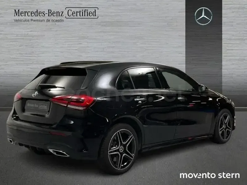 Usado Mercedes A250 AMG line 218 CV (160 kW) 2022 Negro Berlina