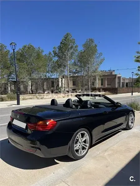 Usado BMW 420 M Sport 190 CV (139 kW) 2014 Negro Descapotable