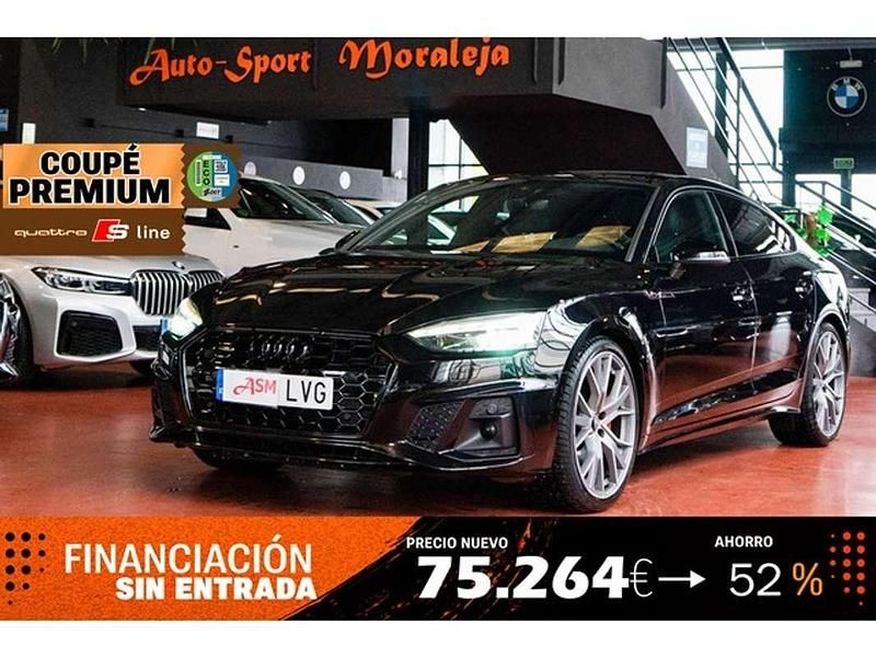 Negro Usado 2021 Audi A5 Sportback Sport Utilitario | 32.900 € (Super precio) - Imagen 1/4