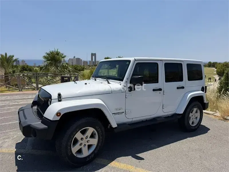 Usado Jeep Wrangler Unlimited Sahara 284 CV (208 kW) 2017 Blanco SUV