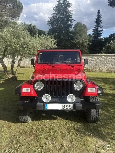 Usado Jeep Wrangler 118 CV (86 kW) 2002 Rojo SUV