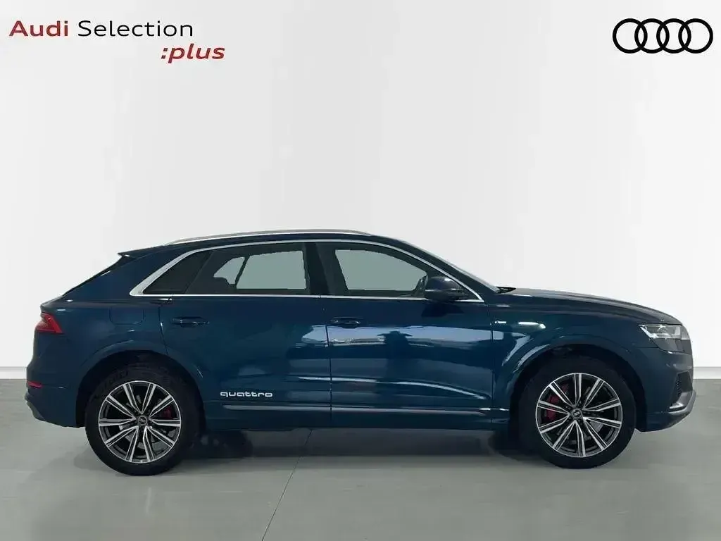 Usado Audi Q8 S-Line 381 CV (280 kW) 2021 Azul SUV