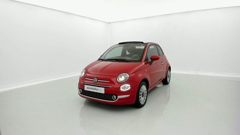 Rojo passione Usado 2024 Fiat 500C Dolcevita Descapotable | 13.220 € (Precio justo) - Imagen 1/4