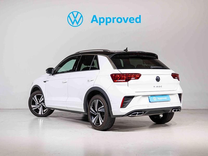 Usado VW T-Roc R-line 150 CV (110 kW) 2022 Blanco, y punto SUV
