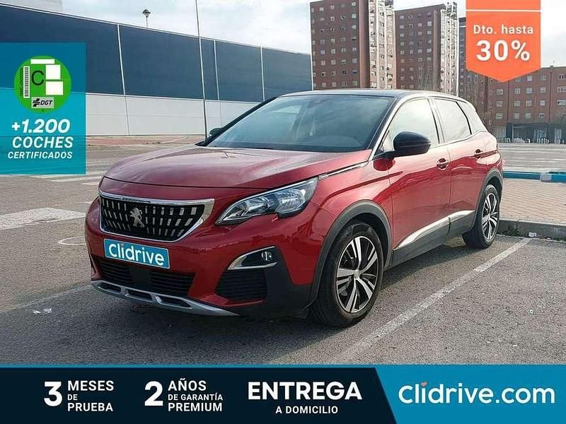 Rojo Usado 2017 Peugeot 3008 Allure Monovolumen | 12.590 € (Precio justo) - Imagen 1/4