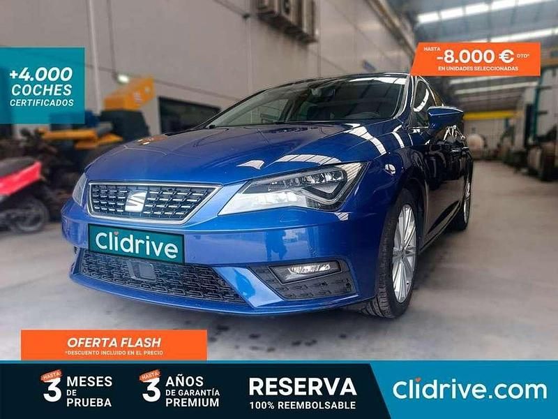 Usado Seat Leon XCELLENCE 150 CV (110 kW) 2020 Azul Utilitario