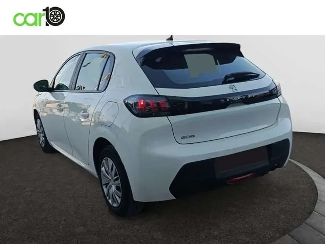 Usado Peugeot 208 Active 102 CV (75 kW) 2021 Blanco Utilitario