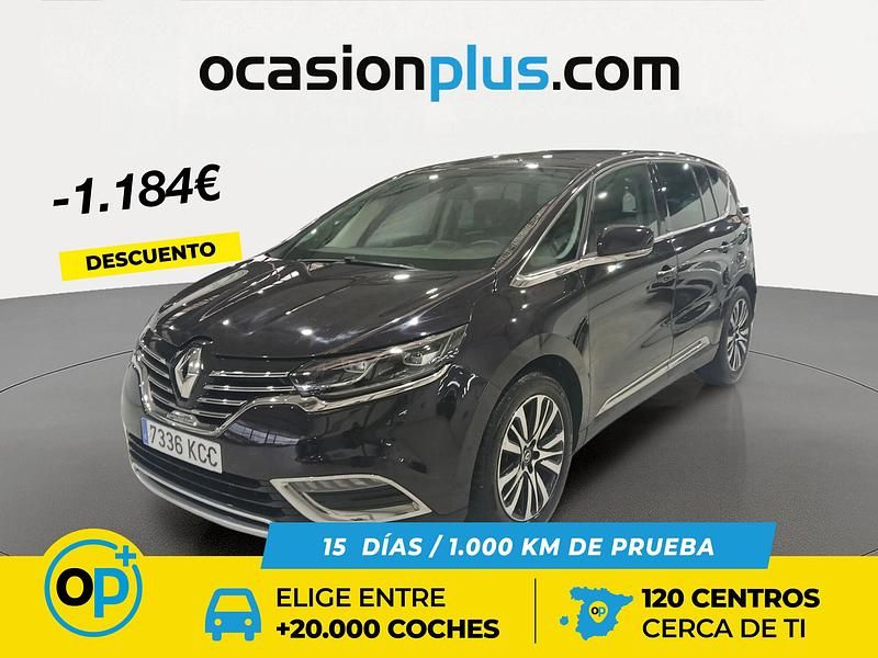 Usado Renault Espace Initiale Paris 160 CV (117 kW) 2017 Negro Monovolumen