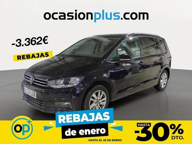 Negro Usado 2022 VW Touran Advance Monovolumen | 25.650 € (Precio justo) - Imagen 1/4