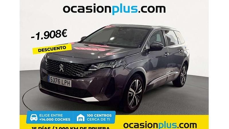 Plateado Usado 2021 Peugeot 5008 Allure Monovolumen | 19.082 € (Super precio) - Imagen 1/4