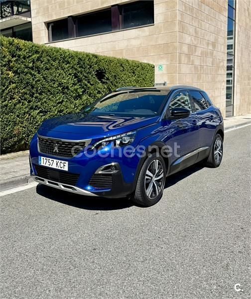Usado Peugeot 3008 GT-line 130 CV (95 kW) 2018 Azul SUV