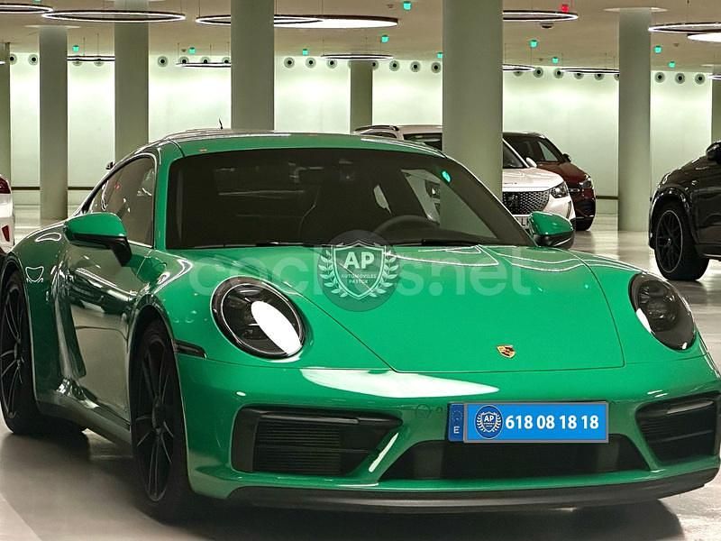 Verde Usado 2022 Porsche 911 Carrera GTS Coupe | 156.600 € (Precio justo) - Imagen 1/4