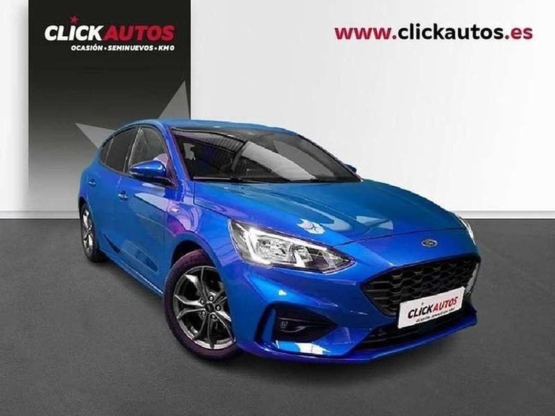 Usado Ford Focus ST-Line 126 CV (92 kW) 2022 Azul Berlina