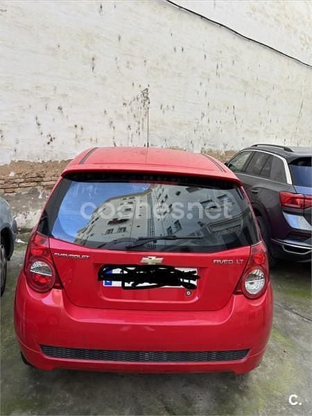 Usado Chevrolet Aveo LT 100 CV (73 kW) 2009 Rojo Berlina
