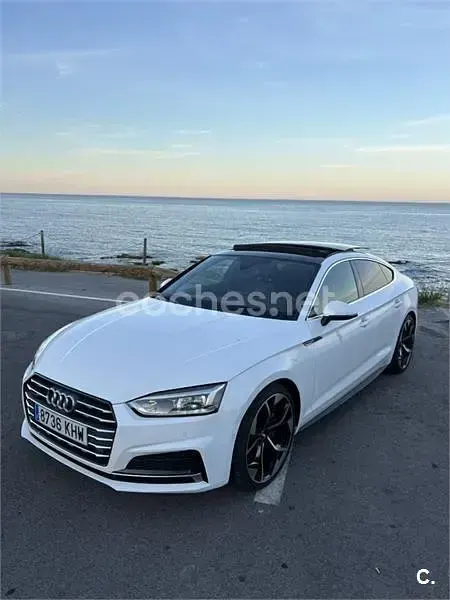 Usado Audi A5 Sportback Sport 190 CV (139 kW) 2018 Blanco Utilitario