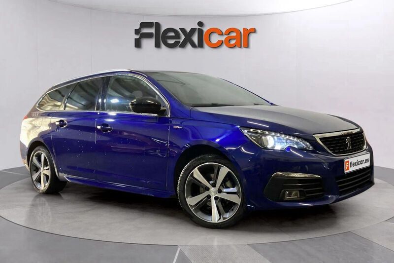 Azul Usado 2019 Peugeot 308 GT-line Familiar | 9990 € (Super precio) - Imagen 1/4