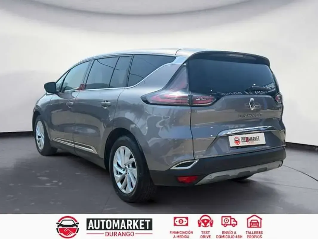 Usado Renault Espace Zen 160 CV (117 kW) 2016 Gris Monovolumen