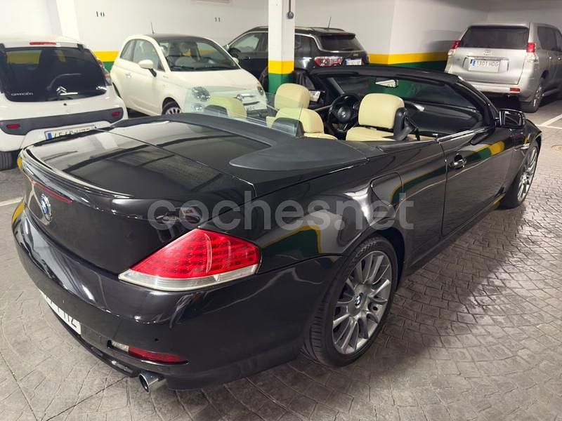 Usado BMW 630 Cabriolet 258 CV (189 kW) 2006 Negro Descapotable