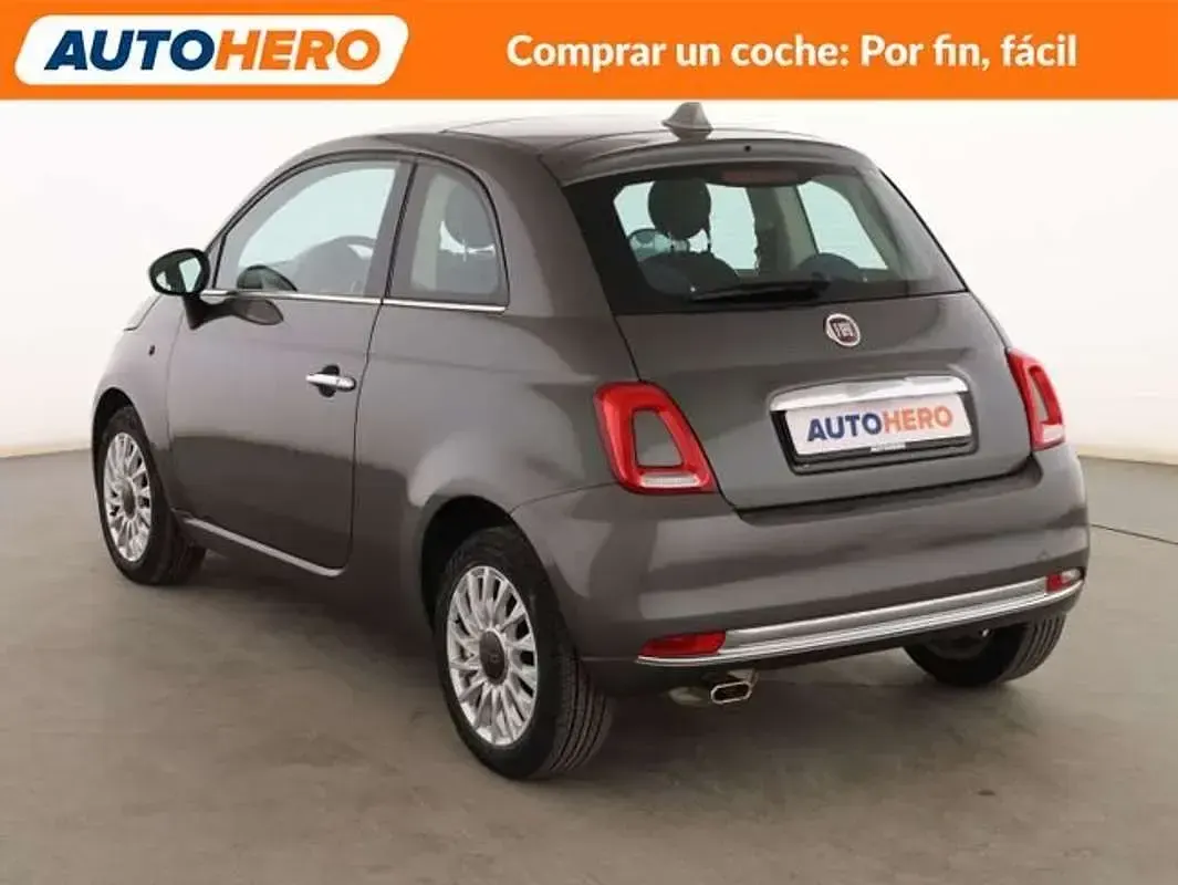 Usado Fiat 500 Lounge 71 CV (52 kW) 2019 Gris Berlina