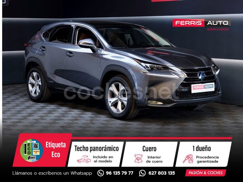 Gris / plata Usado 2015 Lexus NX300h Luxury Line SUV | 27.390 € (Precio justo) - Imagen 1/4
