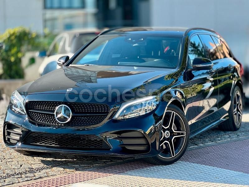 Negro Usado 2021 Mercedes C220 Familiar | 26.650 € (Super precio) - Imagen 1/4