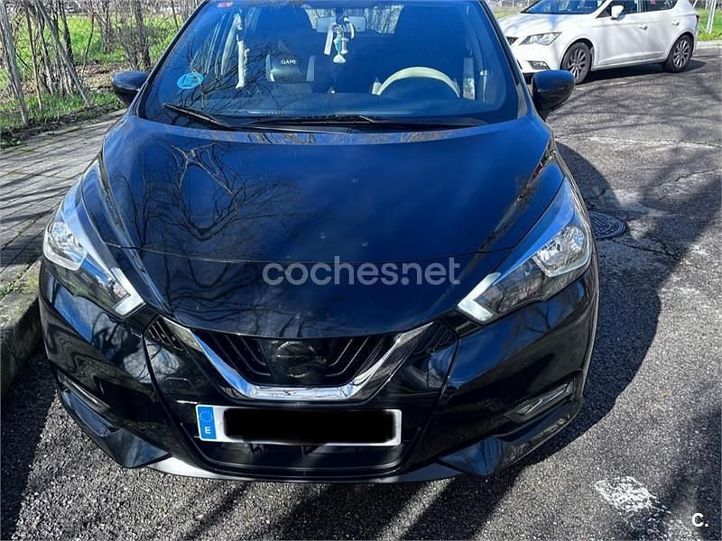 Usado Nissan Micra Acenta 71 HP (52 kW) 2019 Preto Sedan