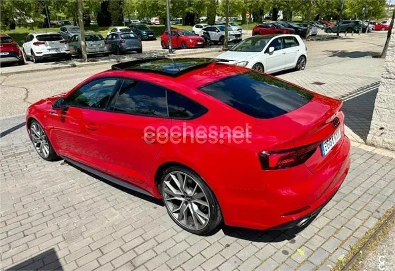 Usado Audi A5 Sportback S-Line 190 CV (139 kW) 2019 Rojo Utilitario