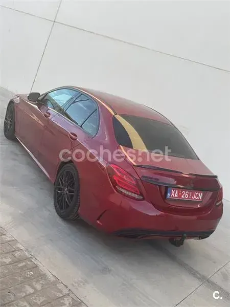 Usado Mercedes C220 170 CV (125 kW) 2014 Rojo Berlina
