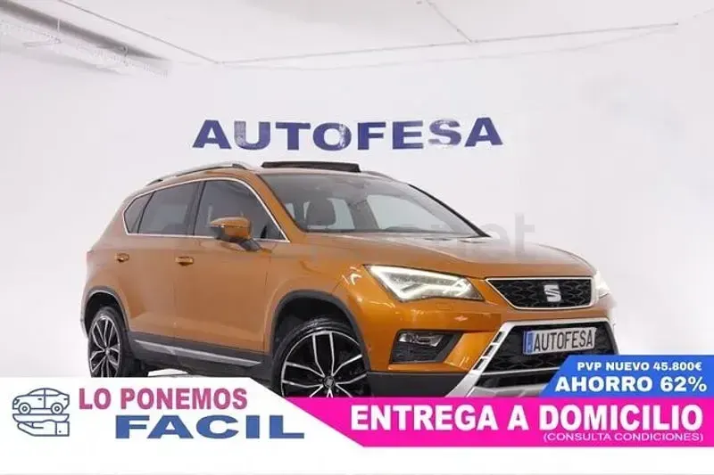 Usado Seat Ateca 190 CV (139 kW) 2017 Naranja SUV