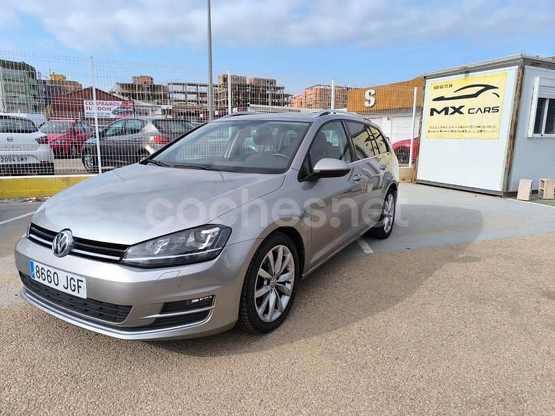Gris / plata Usado 2015 VW Golf VII Sportline Familiar | 10.500 € (Precio justo) - Imagen 1/4