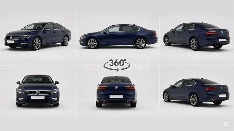 Usado VW Passat Advance 150 CV (110 kW) 2018 Azul Berlina
