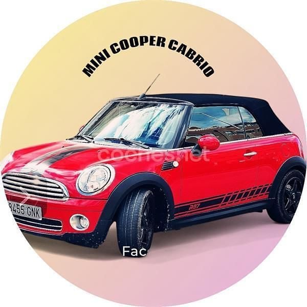 Usado Mini Cooper Cabriolet 116 CV (85 kW) 2009 Rojo Descapotable