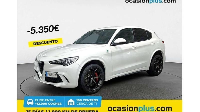 Blanco Usado 2018 Alfa Romeo Stelvio Quadrifoglio SUV | 42.000 € (Precio justo) - Imagen 1/4