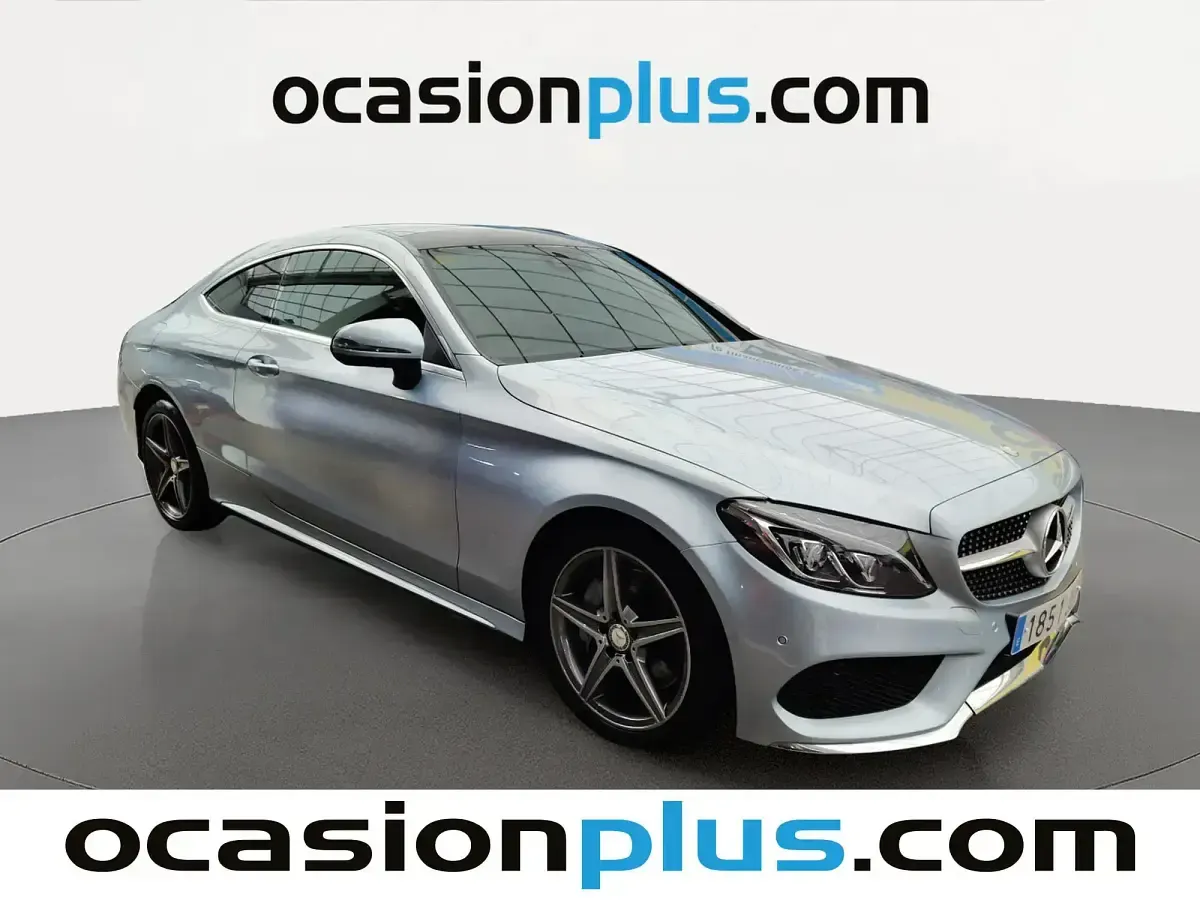Usado Mercedes C250 204 CV (150 kW) 2016 Gris Coupe