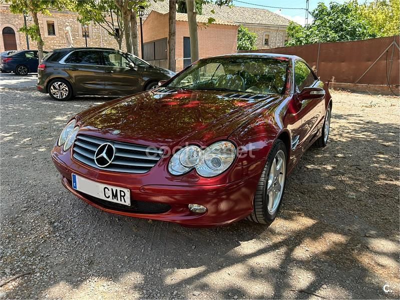 Rojo Usado 2003 Mercedes SL350 Descapotable | 22.500 € (Caro) - Imagen 1/4