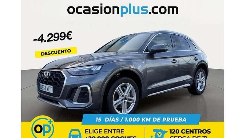 Usado Audi Q5 S-Line 204 HP (150 kW) 2023 Cinzento SUV