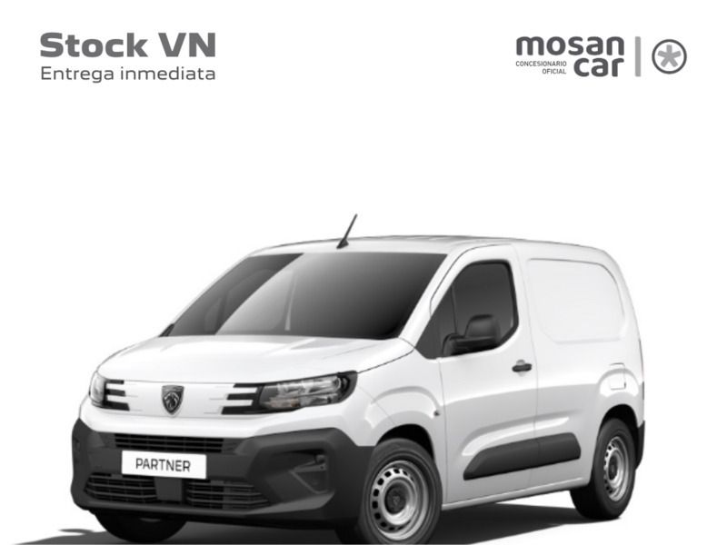 Blanco Nuevo 2025 Peugeot Partner S Monovolumen | 24.600 € (Precio justo) - Imagen 1/4