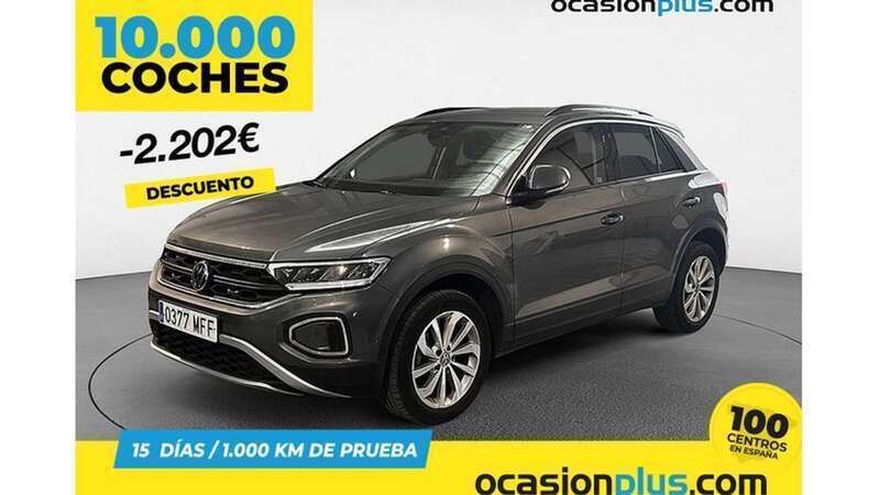 Gris Usado 2023 VW T-Roc Life SUV | 22.028 € (Super precio) - Imagen 1/4