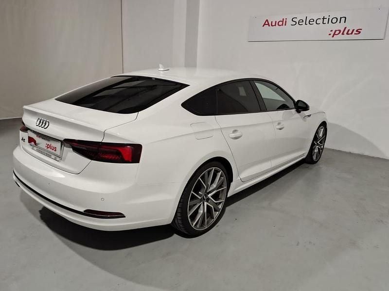 Usado Audi A5 190 CV (139 kW) 2019 Blanco Coupe