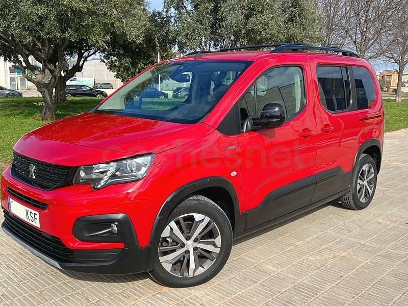 Rojo Usado 2019 Peugeot Rifter GT-line Monovolumen | 15.200 € (Precio justo) - Imagen 1/4