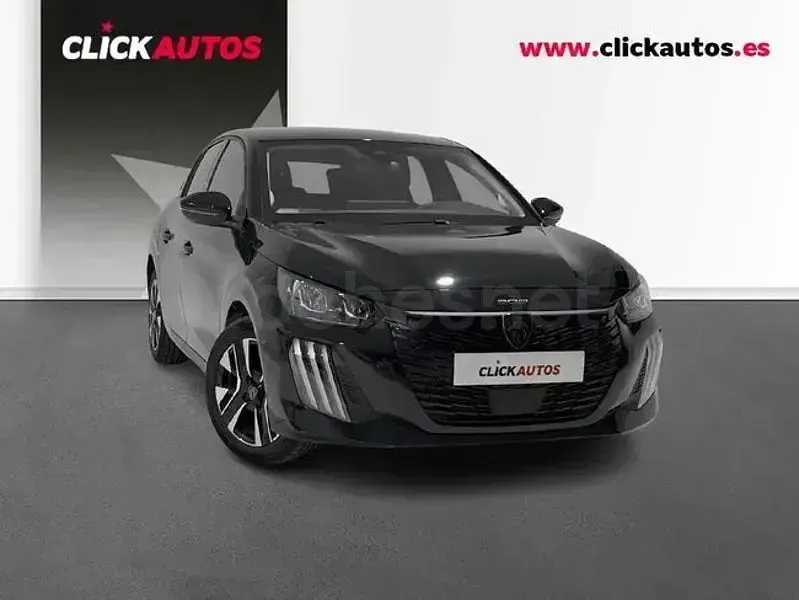 Usado Peugeot 208 Allure 100 CV (73 kW) 2025 Negro Utilitario