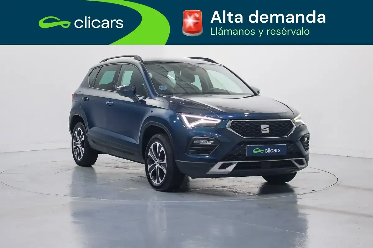 Usado Seat Ateca Style 150 CV (110 kW) 2022 Azul SUV