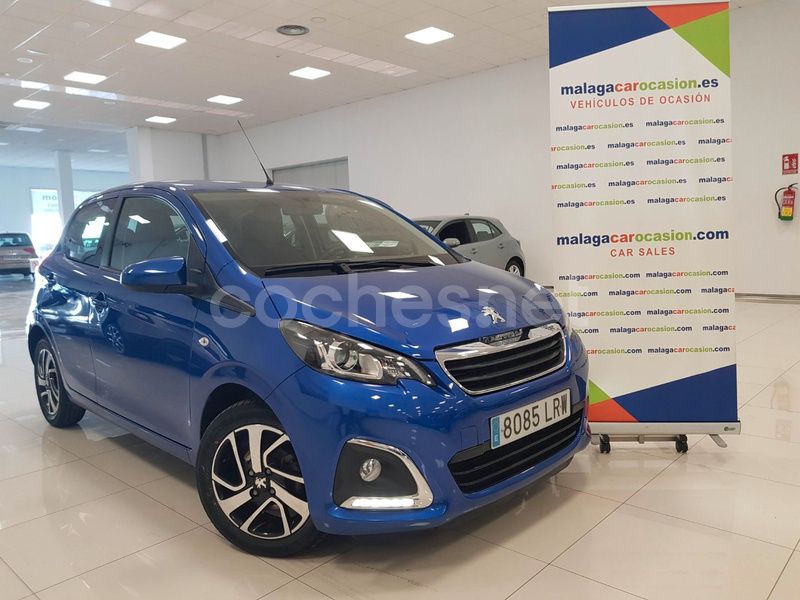Azul Usado 2021 Peugeot 108 Allure Utilitario | 10.240 € (Precio justo) - Imagen 1/4