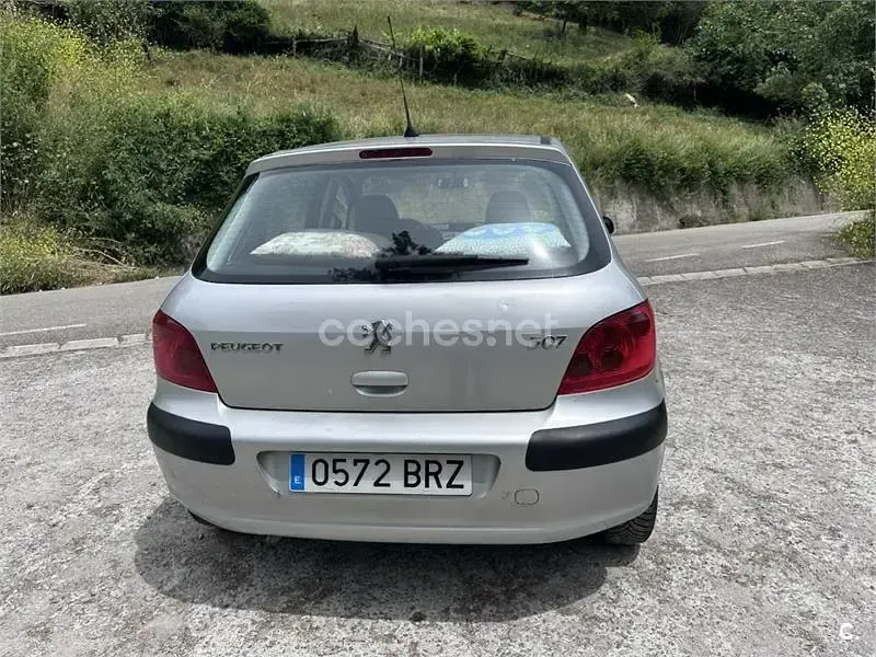 Usado Peugeot 307 110 CV (80 kW) 2002 Gris / plata Berlina